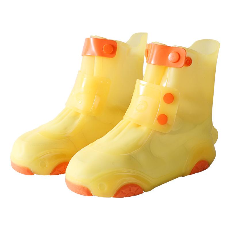 Water shoes children's rain shoes rain boots boys and girls waterproof and non-slip rainy days thickened non-slip and wear-resistant primary school