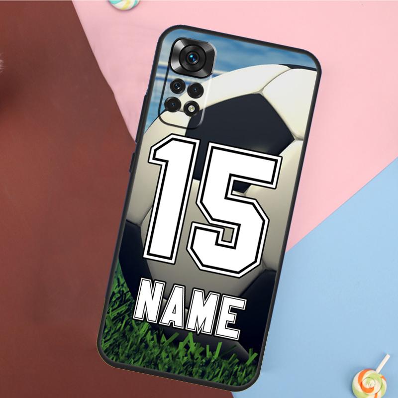 PERSONALIZED NUMBER Hockey BASKETBALL Case For Xiaomi Redmi Note 11 Pro 11S 8 9 12 10 Pro 10S 9S Redmi 10 12C 9C 10C Back Cover