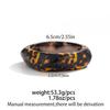 Exaggerated Irregular Wide Leopard Pattern Bangles Fashion Geometric Acrylic Resin Bangle for Women Vintage Bracelets Jewelry