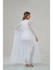 White Greek Goddess Halloween V-Neck Cosplay Costume