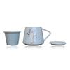 Guan Cen Ceramic Tea Cup and Strainer Set