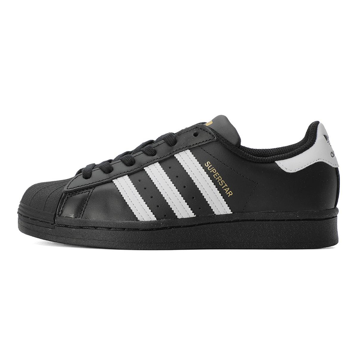 

Adidas Originals SUPERSTAR Low Top Kids Lifestyle Shoes Black Sneakers FC4656_20250514105129 38.5 чорний білий колір