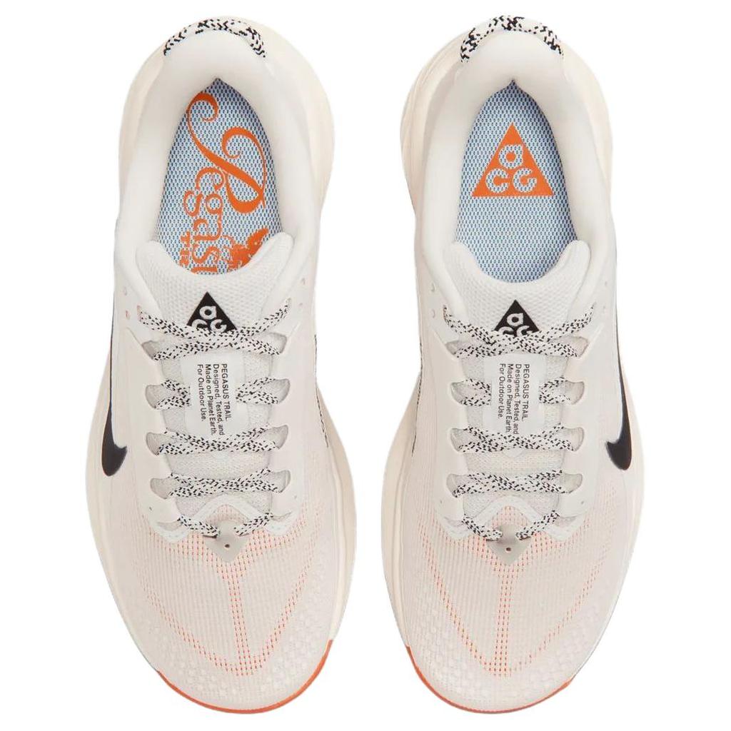 Nike ACG PEGASUS TRAIL Comfortable Trail Running Shoes Unisex White Orange HV8121-103