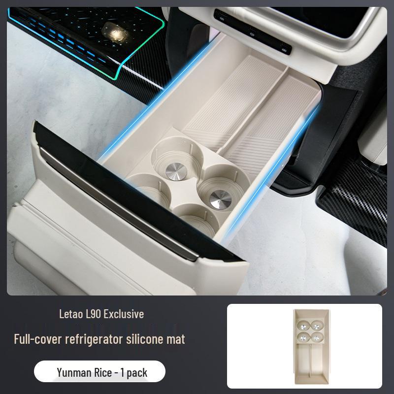Silicone Anti-Slip Rear Fridge Cup Holder for Li Auto L9