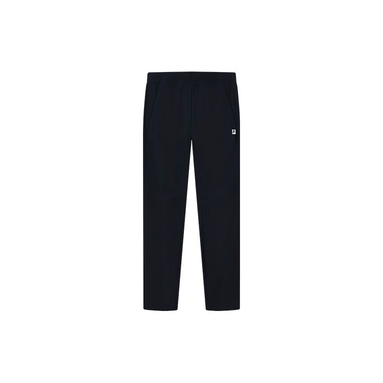FILA Athletics Knitted Solid Color Sports Pants Men Bottoms Dark-Blue A11M221602FNV