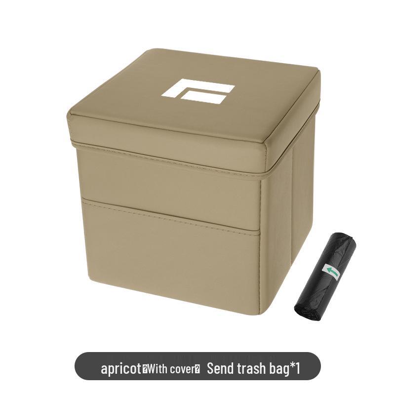 2024 Rox Jishi 01 Auto-Mülleimer: Faltbare Innenaufbewahrungsbox mit Deckel