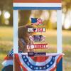 Day Independence Exclusive Wooden Hanging Decorations With Usa Flag Design Celebrations For