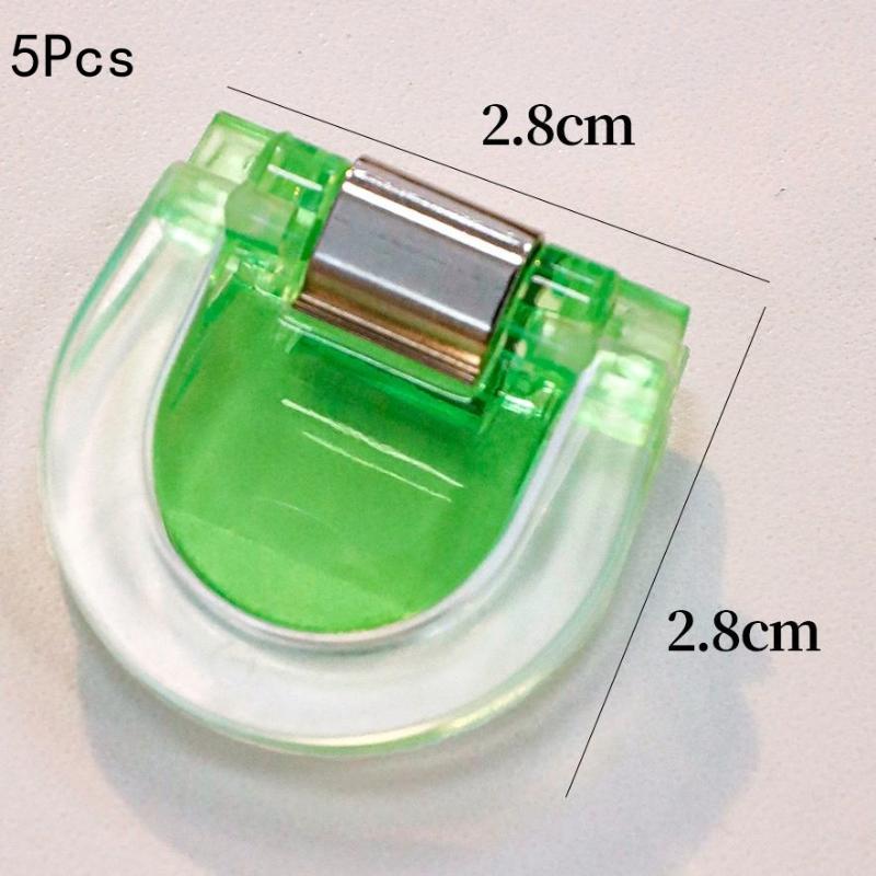 5/10Pcs Colorful Transparent Mini Multifunctional Clip Storage Clip Sealing Clips Binding Clip File Clip Binding Handbook Clip