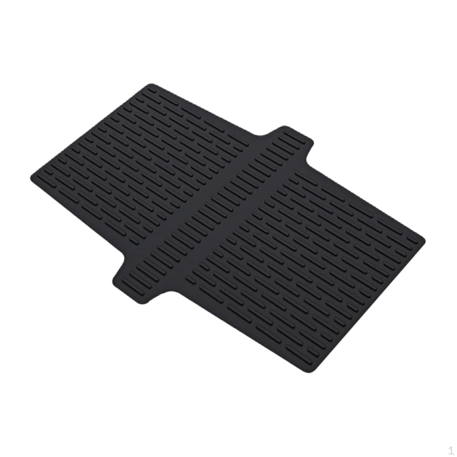 

Flexible And Easy-to-Clean Kitchen Sink Saddle Protector, Non-Slip Drying Pad, Divider Mat for чорний