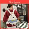 Cute Cartoon Bear Girl Backpack With Lightweight Design For School And Outings
