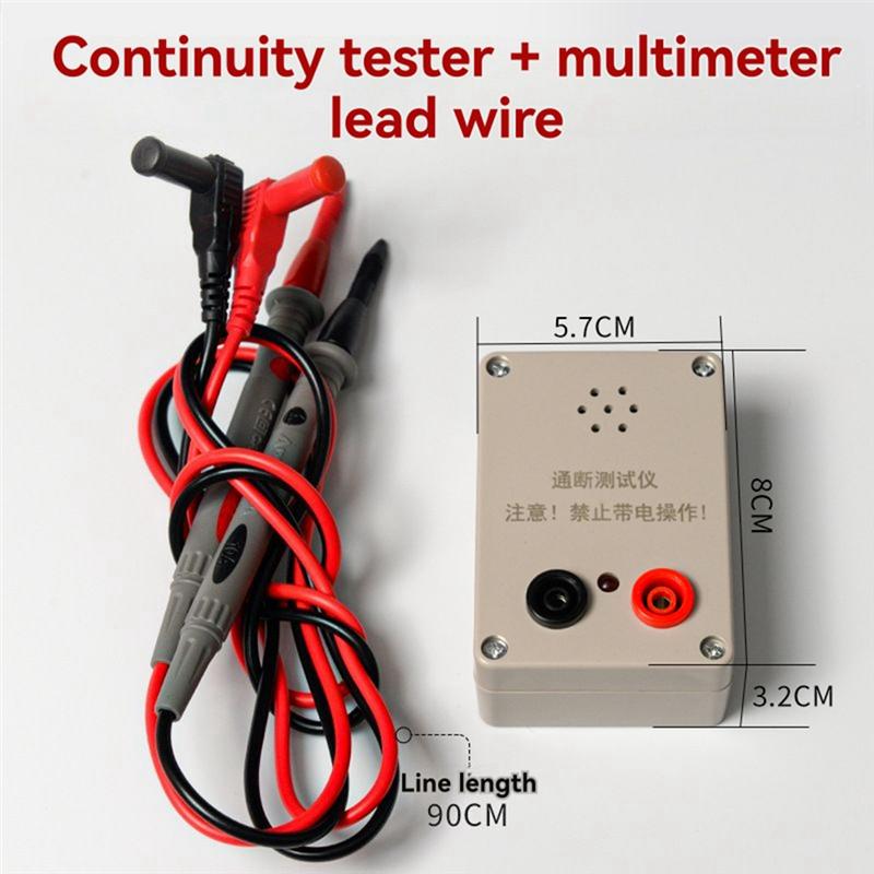 A95I-Continuity Test Buzzer Wire Path Checker 9V On-Off Switch Tester Continuity Tester For Circuit Measure