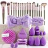 Professional Makeup Brush Set Headband Wristband Makeup Brushes Soft Makeup Tools Kit