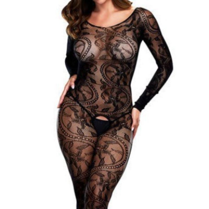 Sexy Dragon Open Stockings Jumpsuit Pajamas Hot Underwear Women Erotic Clothes Large Size Skirt Set Long Jumpsuits 18
