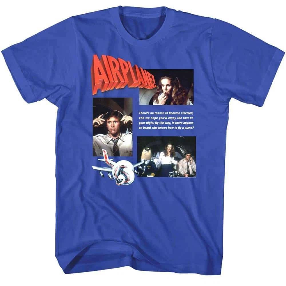 Airplane No Reason to Be Alarmed Men s T Shirt 2XL