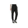 Adidas Originals Trefoil Logo Print Striped Elastic Sports Pants Women Bottoms Black DN8134