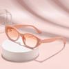 New Fashion Narrow Frame Cat Eye Sunglasses Women Retro Outdoor Sunshade Sun Glasses Trendy Eyewear Uv400 Luxury Brand Design