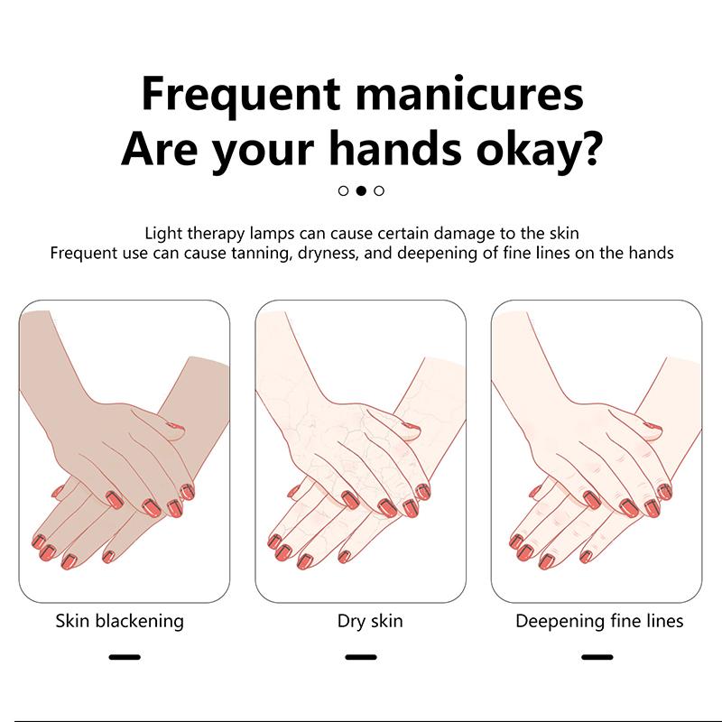 2 buc. Mănuși de protecție împotriva razelor Uv Mănuși pentru unghii Lampă cu LED Protecție UV pentru unghii Mănuși rezistente la radiații Manichiură Instrumente pentru arta unghiilor