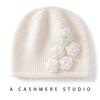 Autumn and Winter New Cashmere Hat Women's Hand-woven Thickened Fashionable and Elegant Headgear Short Line Hat