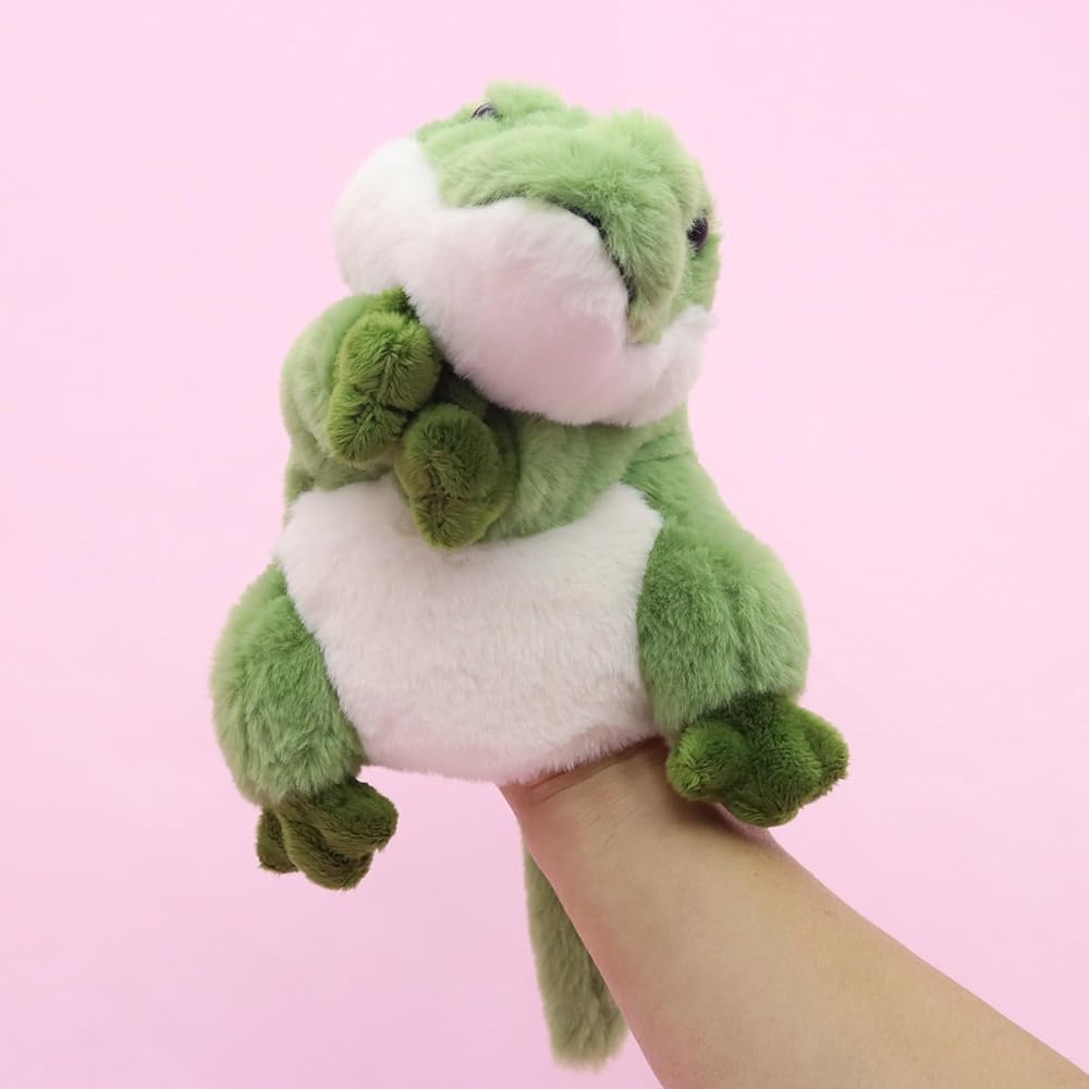 Takeoff Hand Puppet Crocodile Soft Toy for Kids Educational Play