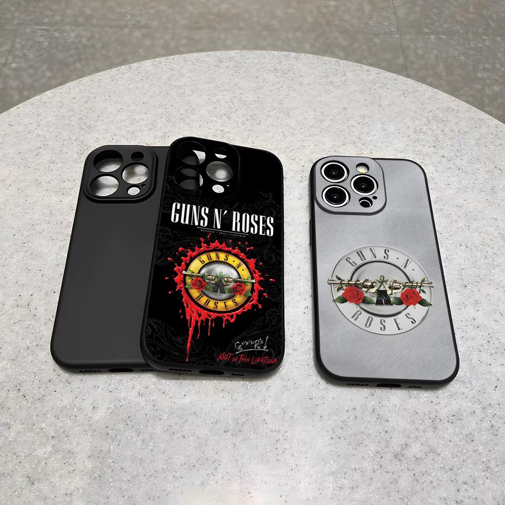 Band G-Guns N Roses Phone Case For 16 Pro Max Iphone 17 Pro Max 14 15 Plus 12 13 11 Pro Xr X Xs SE Back Cover