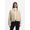 Women S Regular Fit Wool Blend Coat Light Beige Sp26 
