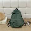Schoolbag Large Capacity Simple School Bag Women's 1011 New Trendy Fashion Couple Casual Versatile Backpack Commuter Travel Backpack