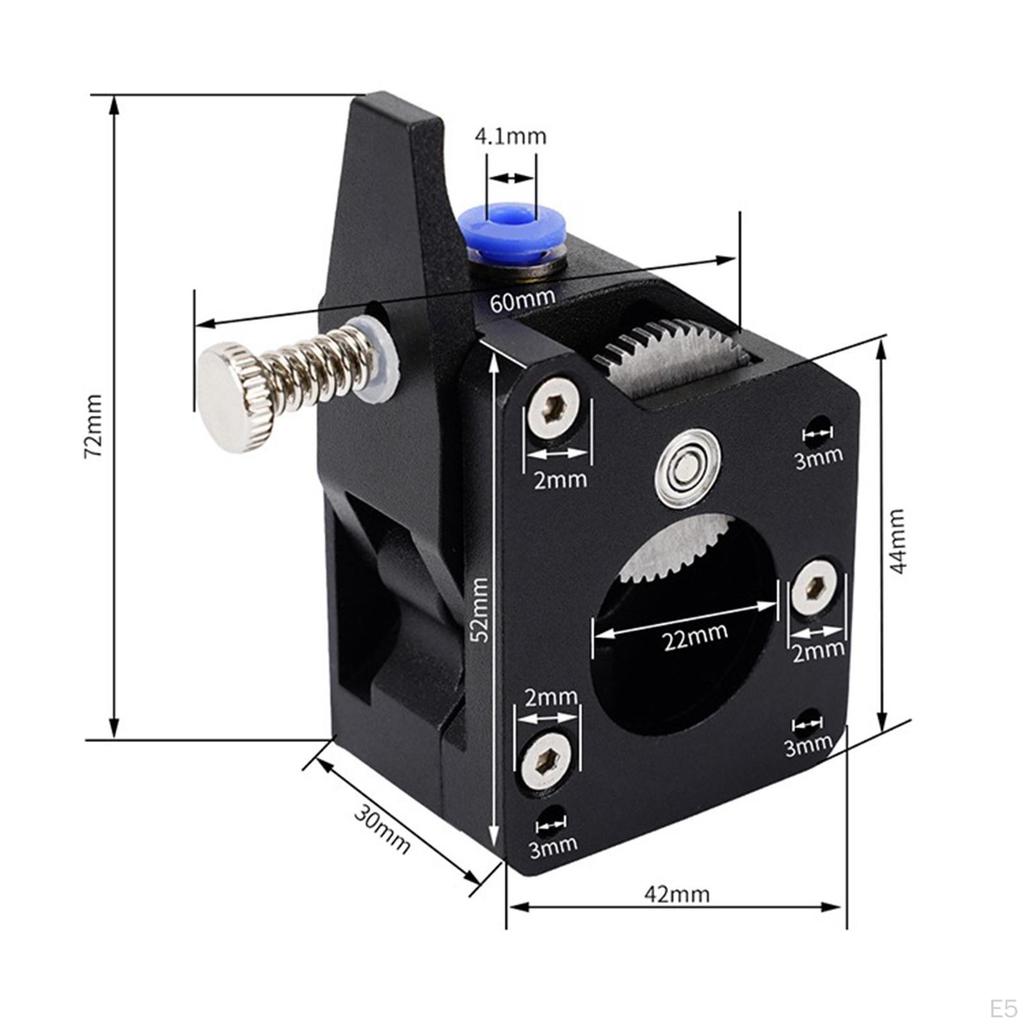 3D Dual Gear Extruder ,Dual Driver Feed ,Quality Accs Metal Replacement, Double Drive