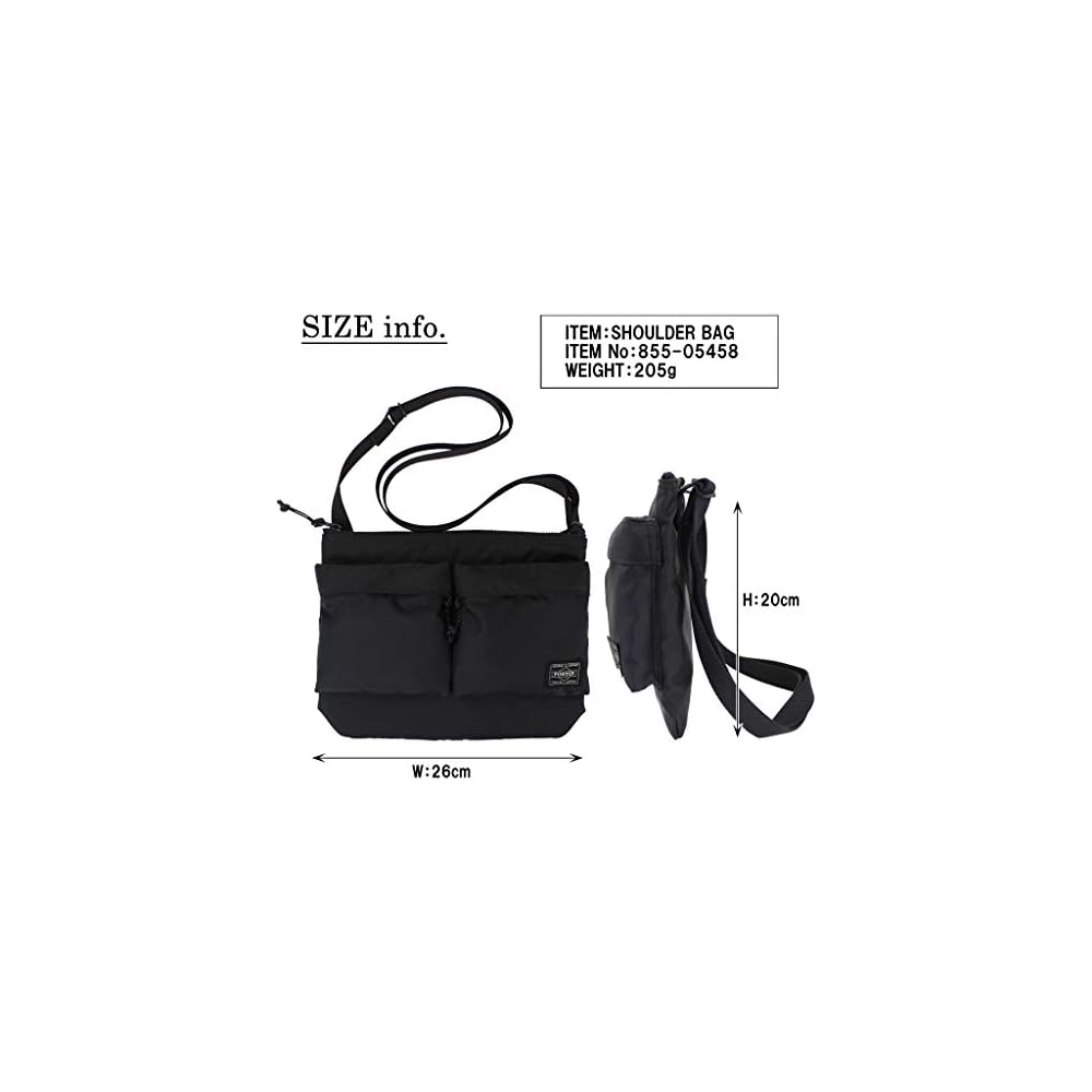 Porter Force Shoulder Bag Navy 855-05458 Durable Design Adjustable Strap Compact Size