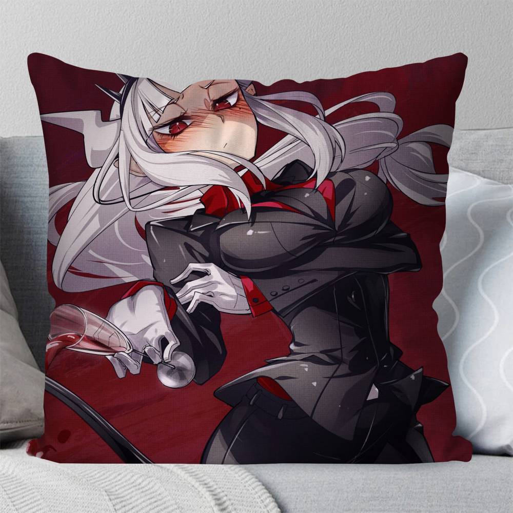 Helltaker Anime Pillow Case Fashion Square Pillowcase Bedroom Sofa Room Ins Decoration Leisure