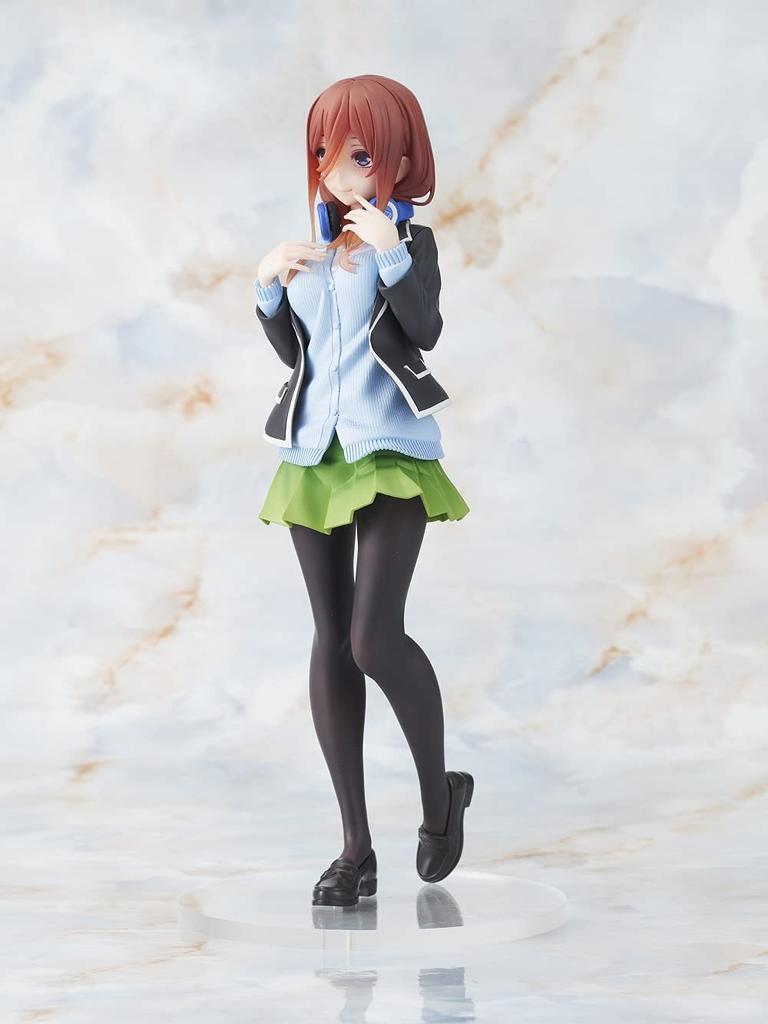 TAITO The Quintessential Quintuplets Coreful Figure Nakano Miku Uniform Ver.
