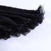 Dark Spring/Summer Lace Bell Sleeve Casual Black Cardigan Top