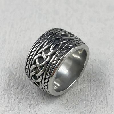 Viking Rune Cool 316L Stainless Steel Ring Smooth Fashion Popular North Europe Gift Amulet