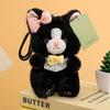 Momo Family Plush Keychain Cute Cartoon Cat With Butterfly Bow For Girls And Teens