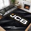 JCB Print Crystal Velvet Plush Rug Wear?Resistant Anti?Slip Floor Mat For Indoor Household Decoration