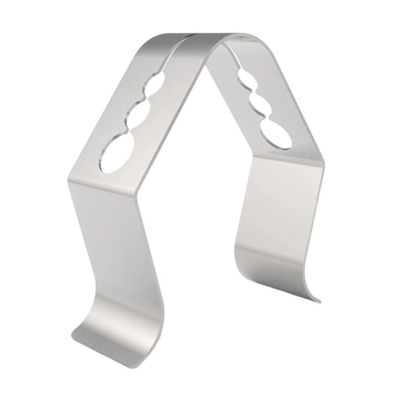Stainless Steels Thermometers Clip for Food Safety with Multi-Hole Stable Grill Probe Holder for Meat and Liquids