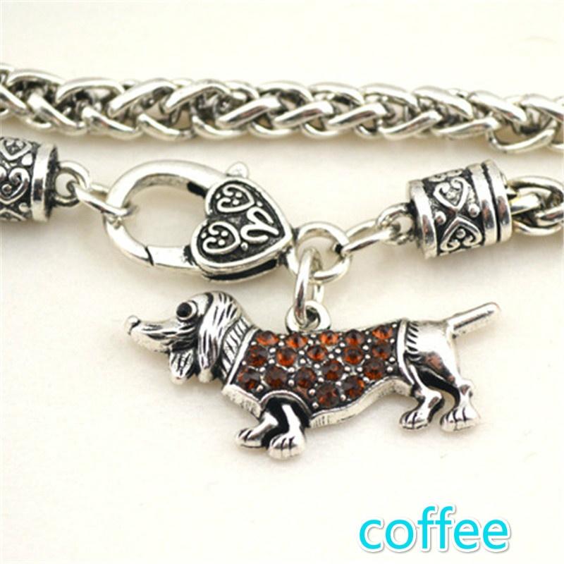 Europäischer und amerikanischer Stil, Modeschmuck, Mini-Dackel, Tiere, Dackel-Armband