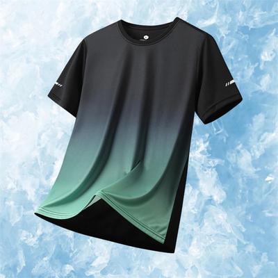 Magliette sportive semplici alla moda, magliette estive a maniche corte con stampa 3D, magliette casual oversize