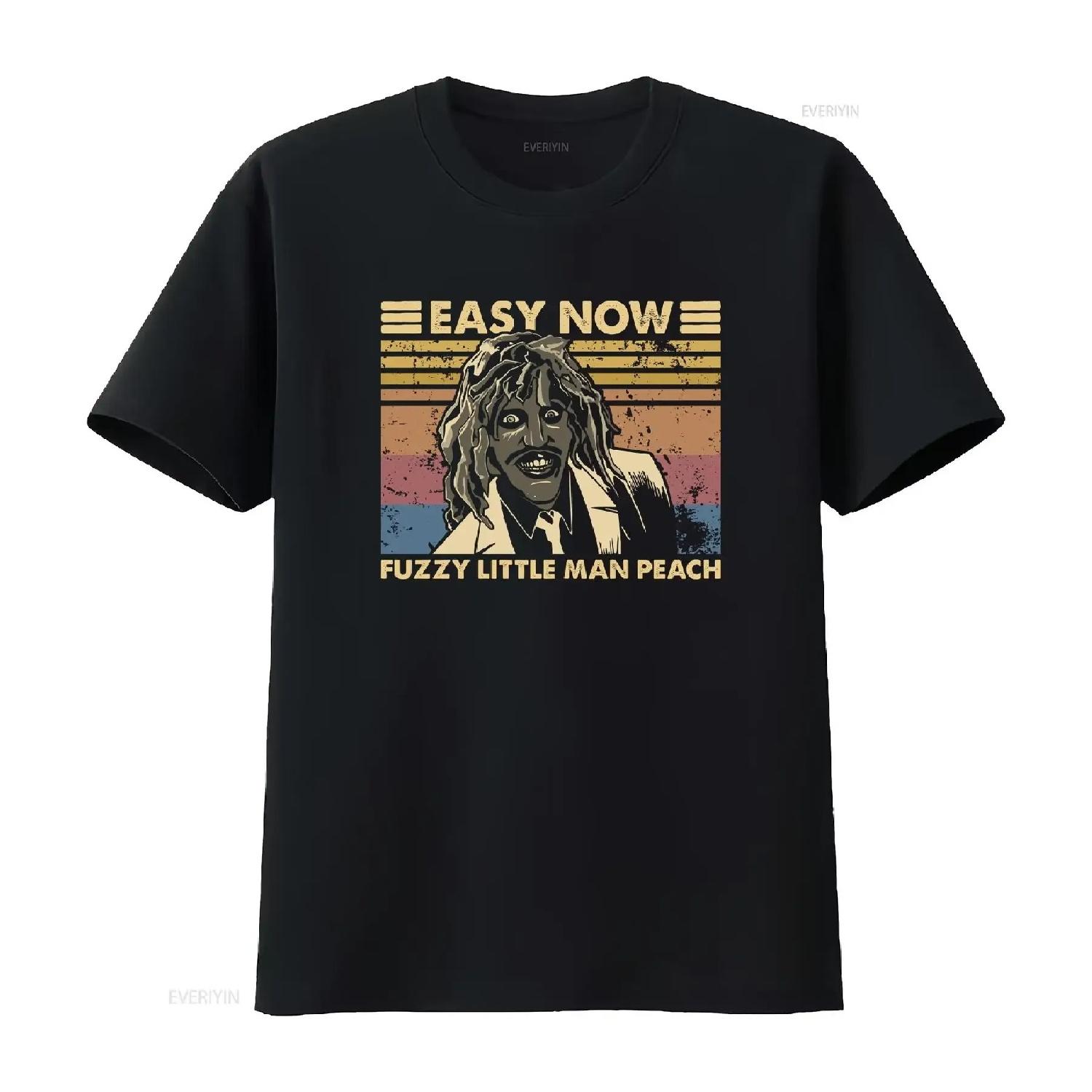 

Old Gregg Easy Now Fuzzy Little Man Peach Vintage Retro T Shirt SweaT vintage Washed graphic homme designer clothes Comfortable S чёрный