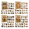 Holiday Box Gifts Animals Advent Calendar 2026, 24-Day Christmas Countdown with 24 Pcs 2D Party Favors Acrylic Wild Animal Pendants, Gift for Family,
