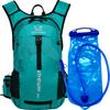 Outdoor Sport Cycling Pack Water Tank Storage Bag Helmet Hold Hydration Backpack Hiking Bike Riding Daypack Bladder Knapsack
