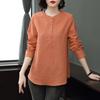 Woman Spring Autumn Style Blouses Shirts Lady Casual Long Sleeve Stand Collar Blusas Tops