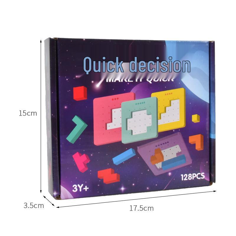 Quick-Thinking Parent-Child Educational Puzzle & Building Blocks Game