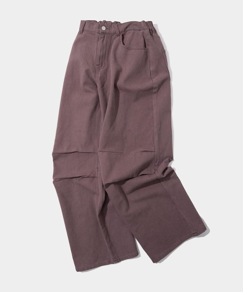 SOME PLACE Cotton Wide Parachute Elastic Cargo Pants _ 4 Colors