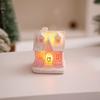 Luminous Christmas Glowing Small House Cute Christmas House Ornament  New Year Decoration