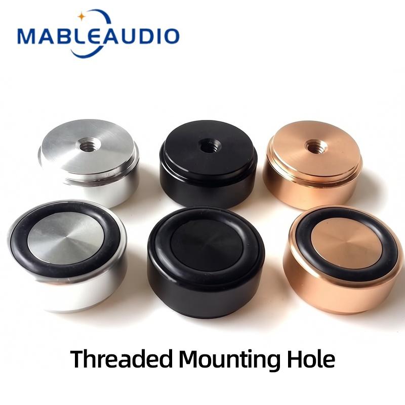 4PCS/set 20x10mm Aluminum Alloy Speaker Amplifier Feet Audio CD Player Computer Anti-Vibration Pads Amplifier AccessoriesGood Product