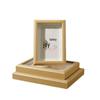 Wooden Photo Frame: Wall, Desktop, Calligraphy & Painting, 3D Design, Sizes 5-10 Inch