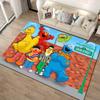 15 Sizes S-Sesame S-Street Theme Carpet Rug for Living Rooms Bedroom Entrance Door Decor Mat, Kids' Play Non-slip Mat Great Gift