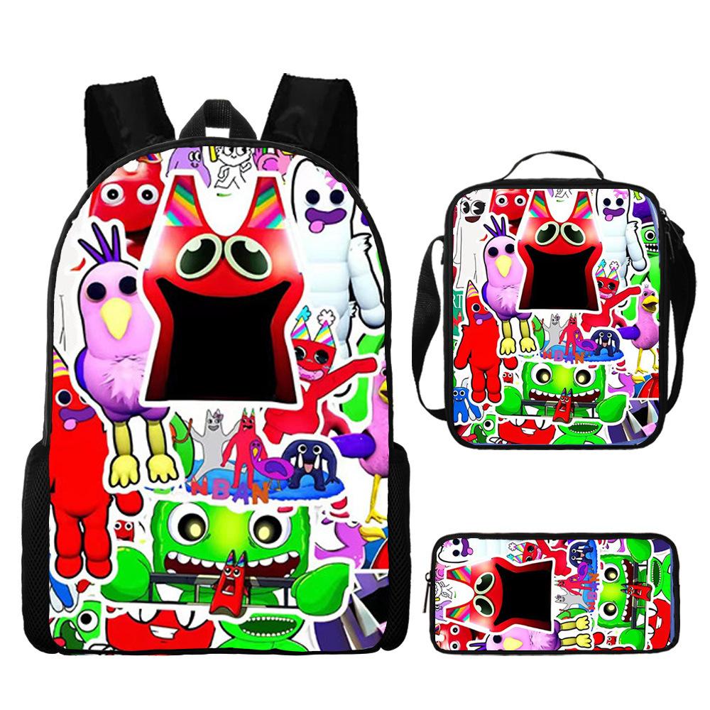 Traditional Creative Cool Total Drama 3D Pattern Pupil Schoolbags For All Oxford Water-resistant Laptop Versatile Journey Rucksacks