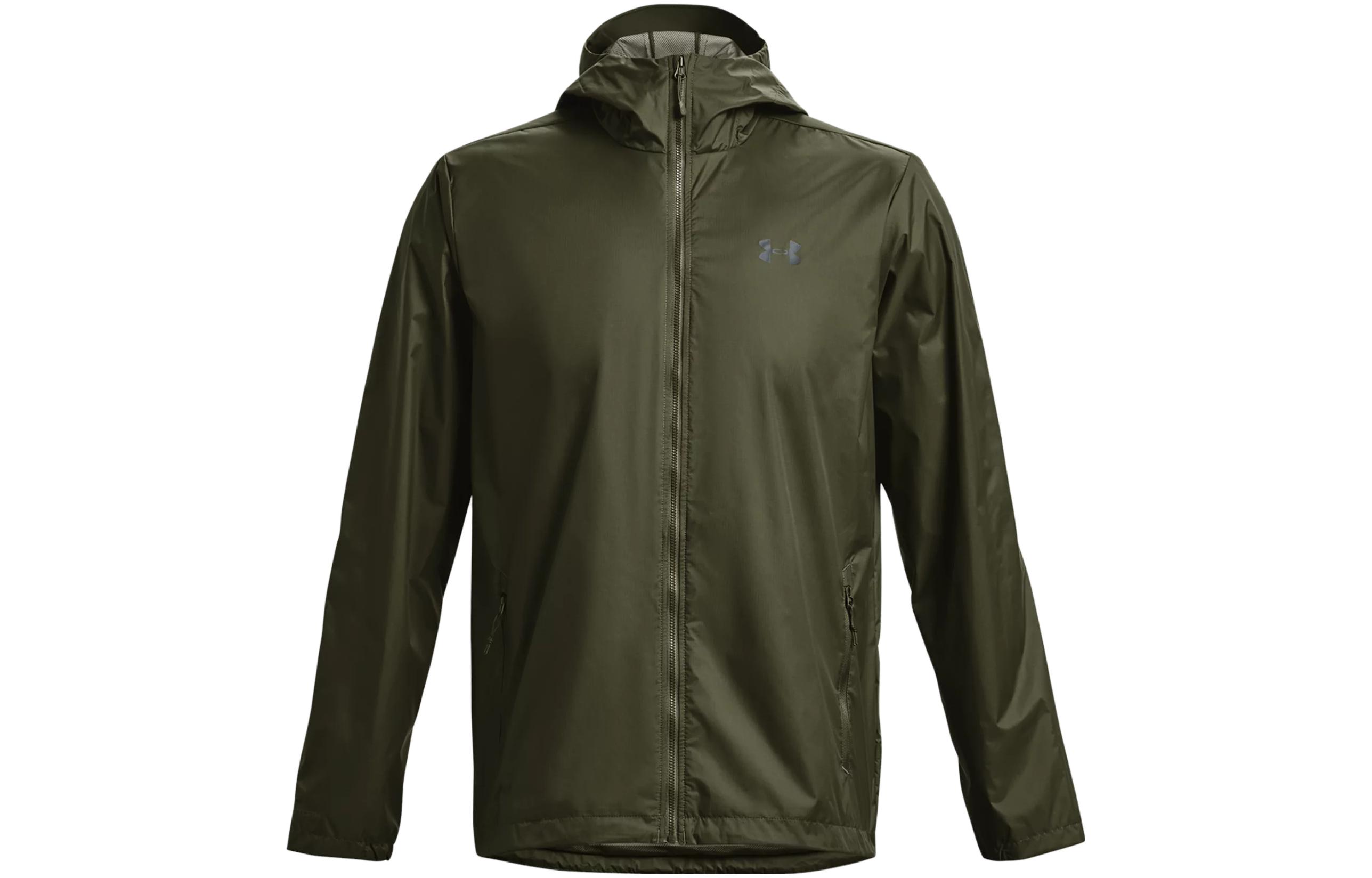 Under Armour Jackets Men s Green Hooded Moderate Other 1321439-391 S