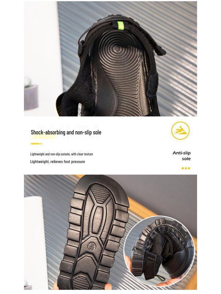 Boys' & Girls' Trendy Closed-Toe Sandals, Non-Slip Toddler & Kids Beach Summer 2025 Collection